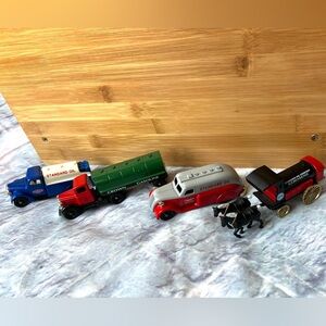 4 LLEDO PLC Toy Cars 12 13 14 15 Exclusive For Chevron Standard Oil Kerosene Cro